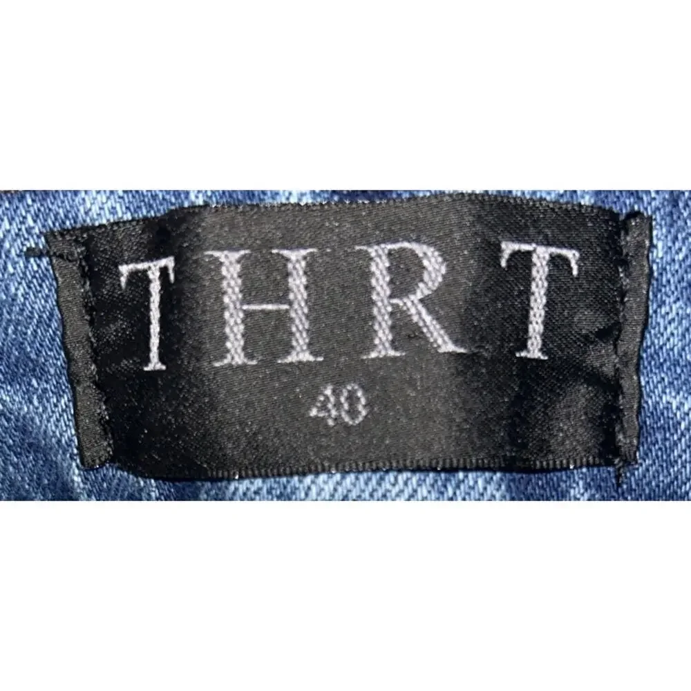 THRT Dreamer Distressed High-Rise Straight Leg Stretch Jeans Men's 40X30